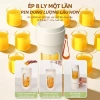 Máy Xay Sinh Tố Cầm Tay 450ml Di Động, 1 Cốc Nắp Đôi, BH 12 Tháng, Giá 208.000₫ 6