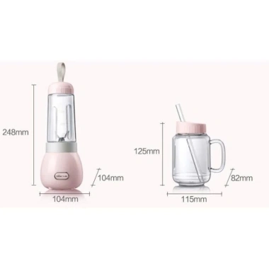 Máy xay sinh tố cầm tay Bear 0.4L LLJ-C04W1 150W, 2 cối đá, BH 18 tháng - 550k