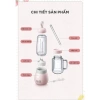 Máy xay sinh tố cầm tay Bear 0.4L LLJ-C04W1 150W, 2 cối đá, BH 18 tháng - 550k 7