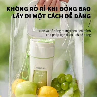 Máy xay sinh tố cầm tay C_Z 10 lưỡi dao xay đá dung tích 340ml giá 190.000₫