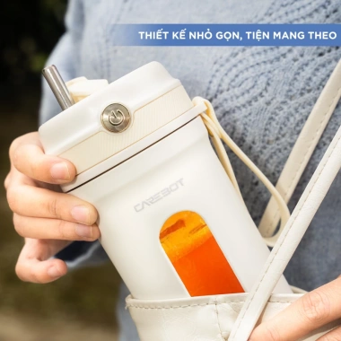 Máy Xay Sinh Tố Cầm Tay CareBot HandMix S 10 Lưỡi Dao Inox 350ml Pin 3.000mAh - Giá 484k