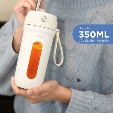 Máy Xay Sinh Tố Cầm Tay CareBot HandMix S 10 Lưỡi Dao Inox 350ml Pin 3.000mAh - Giá 484k