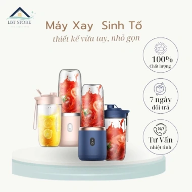 Máy Xay Sinh Tố Cầm Tay Đa Năng, Sạc USB Tiện Lợi - Giá 155.000₫ LBT Store 2