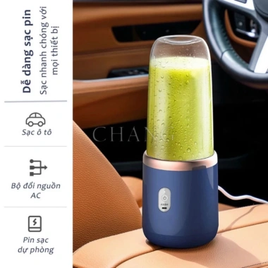 Máy Xay Sinh Tố Cầm Tay Đa Năng, Sạc USB Tiện Lợi - Giá 155.000₫ LBT Store 3
