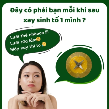 Máy xay sinh tố cầm tay Gemhaus GH900 800ml mini 80W - Giá chỉ 559.000 VND