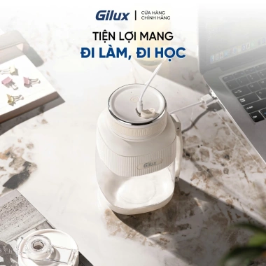 Máy Xay Sinh Tố Cầm Tay Gilux GLS95 3in1 700ml Nhỏ Gọn, Sạc Được, Bảo Hành 12 Tháng - 479k 4 Máy Xay Sinh Tố Cầm Tay Gilux GLS95 3in1 700ml Nhỏ Gọn, Sạc Được, Bảo Hành 12 Tháng - 479k 4
