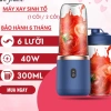 Máy xay sinh tố cầm tay Juicing Cup 300ml 6 lưỡi pin sạc USB siêu tiện lợi giá 150k