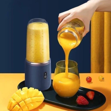 Máy xay sinh tố cầm tay Juicing Cup 300ml 6 lưỡi pin sạc USB siêu tiện lợi giá 150k