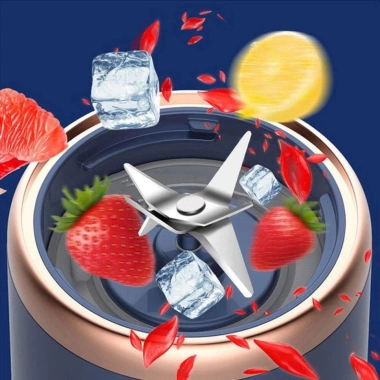 Máy xay sinh tố cầm tay Juicing Cup 300ml 6 lưỡi pin sạc USB siêu tiện lợi giá 150k