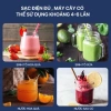 Máy xay sinh tố cầm tay Juicing Cup 300ml 6 lưỡi pin sạc USB siêu tiện lợi giá 150k 8