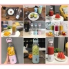 Máy Xay Sinh Tố Cầm Tay Meet Juice 500ml Đa Năng Xay Đá Viên, Hoa Quả, Dùng Điện Trực Tiếp, Mang Theo 350.000 VND 7