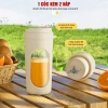 Máy Xay Sinh Tố Cầm Tay Mini Không Dây 40W Pin Trâu 1.500mAh 450ml Xay Đá Lưỡi Inox Sạc Type‑C HOMELY 3