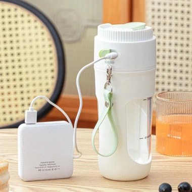 Máy Xay Sinh Tố Cầm Tay Mini Không Dây 40W Pin Trâu 1.500mAh 450ml Xay Đá Lưỡi Inox Sạc Type‑C HOMELY 8 Máy Xay Sinh Tố Cầm Tay Mini Không Dây 40W Pin Trâu 1.500mAh 450ml Xay Đá Lưỡi Inox Sạc Type‑C HOMELY 8