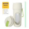 Máy Xay Sinh Tố Cầm Tay Mini Không Dây 40W Pin Trâu 1.500mAh 450ml Xay Đá Lưỡi Inox Sạc Type‑C HOMELY 10