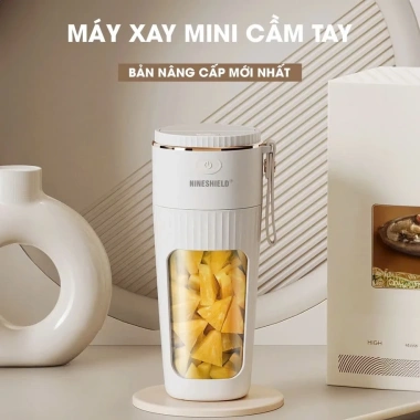Máy xay sinh tố cầm tay Ninesinhield NS025 10 lưỡi inox 304, 340ml, tặng ống hút silicon - 239k 6 Máy xay sinh tố cầm tay Ninesinhield NS025 10 lưỡi inox 304, 340ml, tặng ống hút silicon - 239k 6