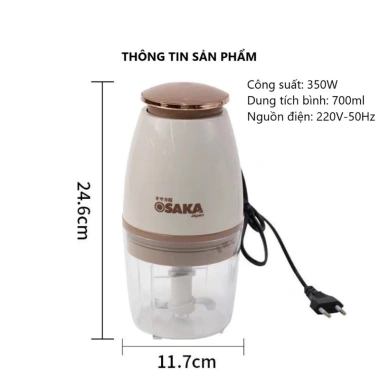 Máy Xay Sinh Tố Cầm Tay Osaka 4 Cánh 700ml – Bảo Hành 12 Tháng, Giá 105.000₫ 5