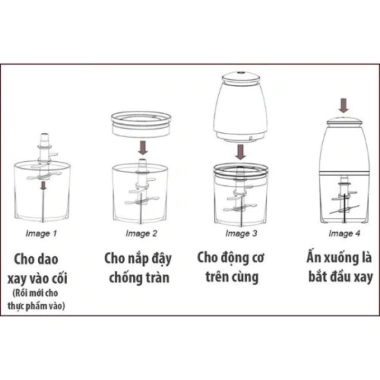 Máy Xay Sinh Tố Cầm Tay Osaka 4 Cánh 700ml – Bảo Hành 12 Tháng, Giá 105.000₫ 8