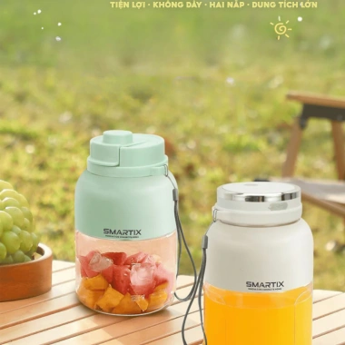 Máy Xay Sinh Tố Cầm Tay Smartix 1.300ml Xay 900ml Giá 250.000 Tiết Kiệm Năng Lượng Đa Năng Giá Rẻ