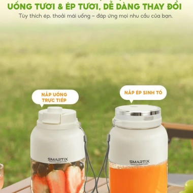 Máy Xay Sinh Tố Cầm Tay Smartix 1.300ml Xay 900ml Giá 250.000 Tiết Kiệm Năng Lượng Đa Năng Giá Rẻ