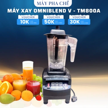 Máy xay sinh tố công nghiệp Bashite Omniblend 1.800W - Xay đá mạnh, BH 36T