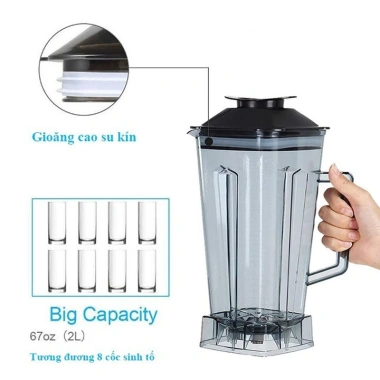Máy xay sinh tố công nghiệp đa chức năng - Giá 285.000, xay rau trái cây nhanh