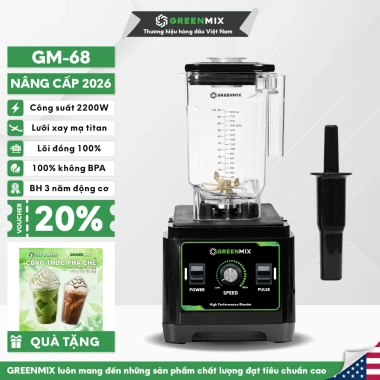Máy xay sinh tố công nghiệp GREENMIX Uniblend THE GARDEN - Bảo hành 36 tháng - 2.090.000₫ 10 Máy xay sinh tố công nghiệp GREENMIX Uniblend THE GARDEN - Bảo hành 36 tháng - 2.090.000₫ 10