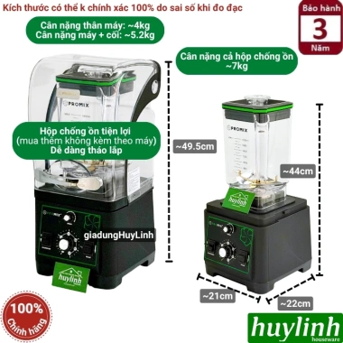 Máy xay sinh tố công nghiệp Promix PM-911B 1.650W 2L có hẹn giờ - Giá ưu đãi 2.848.000₫ 3 Máy xay sinh tố công nghiệp Promix PM-911B 1.650W 2L có hẹn giờ - Giá ưu đãi 2.848.000₫ 3