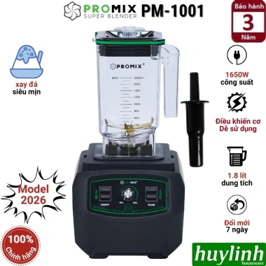 Máy xay sinh tố công nghiệp Promix PM-911B 1.650W 2L có hẹn giờ - Giá ưu đãi 2.848.000₫
