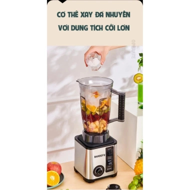 Máy xay sinh tố công nghiệp Silver Crest 3 cối 6 trong 1, 9.500W - Đa năng, xay mạnh