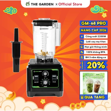 Máy xay sinh tố công nghiệp THE GARDEN GREENMIX GM-68 2.200W - Bảo hành 36 tháng - 899.000₫