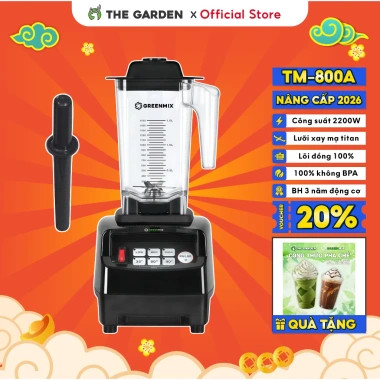 Máy Xay Sinh Tố Công Nghiệp THE GARDEN Omniblend TM800A - Công Suất Lớn, Đa Năng, Bảo Hành 3 Năm, 1,35 Triệu