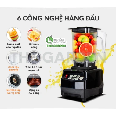 Máy Xay Sinh Tố Công Nghiệp THE GARDEN Omniblend TM800A - Công Suất Lớn, Đa Năng, Bảo Hành 3 Năm, 1,35 Triệu