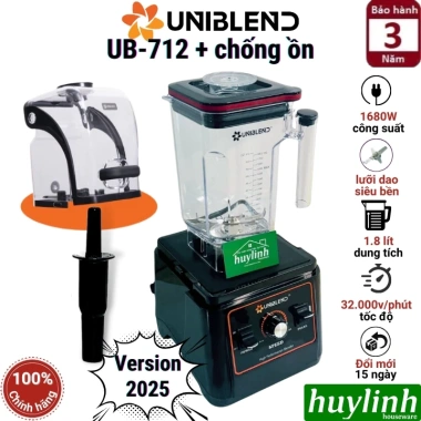 Máy xay sinh tố công nghiệp Uniblend UB-712 1.680W dung tích 1.8L - Giá giảm 2.625.000₫