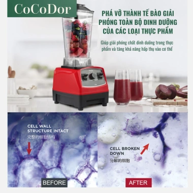 Máy Xay Sinh Tố Công Nghiệp Vovi 2 Cối 5.500W - Cối Nhỏ Xay Khô, Giá 342.000 VND