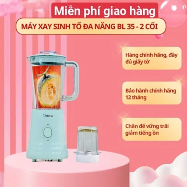 Máy xay sinh tố đa năng công suất lớn 12 tháng bảo hành - Giá chỉ 650.000 VNĐ