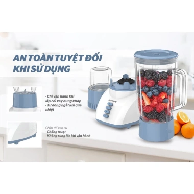 Máy xay sinh tố đa năng Happy Time HTD5.113G - Công suất mạnh, giảm giá 422.000₫ 7