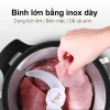Máy xay sinh tố đa năng inox 304 6L 1.000W - Xay khô ướt, đá, thịt, rau quả, tự động, tặng dao thép 2