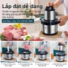 Máy xay sinh tố đa năng inox 304 6L 1.000W - Xay khô ướt, đá, thịt, rau quả, tự động, tặng dao thép 6