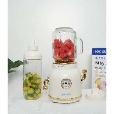 Máy xay sinh tố đa năng KOHANA - Cối xay thủy tinh cao cấp, tặng bình thể thao, giá 550.000 VND