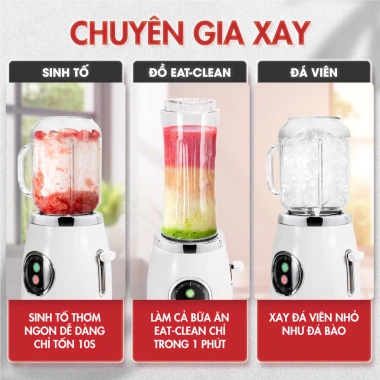 Máy Xay Sinh Tố Đa Năng Masuto Blender Healthy Eat Clean Mua 1 Tặng 1 Giá 799.000đ