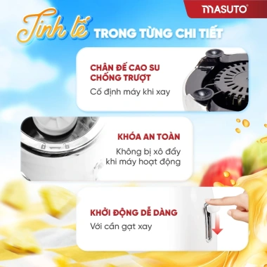 Máy Xay Sinh Tố Đa Năng Masuto Blender Healthy Eat Clean Mua 1 Tặng 1 Giá 799.000đ