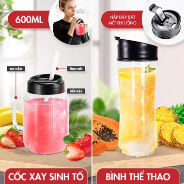 Máy Xay Sinh Tố Đa Năng Masuto Blender Healthy Eat Clean Mua 1 Tặng 1 Giá 799.000đ