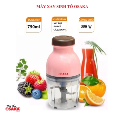 Máy xay sinh tố đa năng OSAKA 750ml - Xay thịt cá, đồ ăn dặm bé, giá 146.000₫ 2