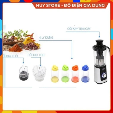 Máy xay sinh tố đa năng SUNHOUSE cao cấp, xay nhanh hoa quả rau củ, giá ưu đãi 725.000₫