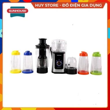 Máy xay sinh tố đa năng SUNHOUSE cao cấp, xay nhanh hoa quả rau củ, giá ưu đãi 725.000₫