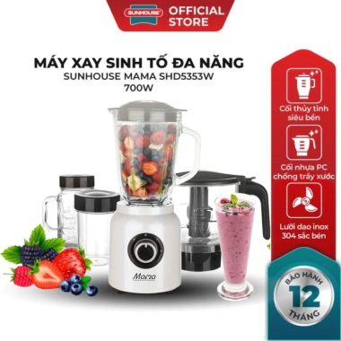 Máy xay sinh tố đa năng SUNHOUSE MAMA SHD5.353W - Bảo hành 24 tháng, giá 1.45tr