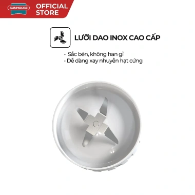Máy xay sinh tố đa năng Sunhouse SHD5.114 450W - Lưỡi dao inox sắc bén, 3 chức năng, giá chỉ 479.000 VND 4 Máy xay sinh tố đa năng Sunhouse SHD5.114 450W - Lưỡi dao inox sắc bén, 3 chức năng, giá chỉ 479.000 VND 4