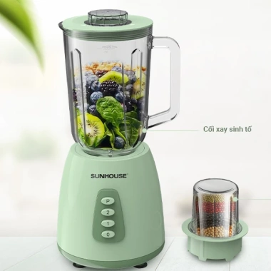 Máy xay sinh tố đa năng SUNHOUSE SHD5.114/5.118/5.112 - Cối nhựa & thủy tinh, giảm giá 22% chỉ 479.711₫