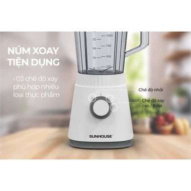 Máy xay sinh tố đa năng Sunhouse SHD5.316 600W - Bảo hành 12 tháng, giảm giá 20%