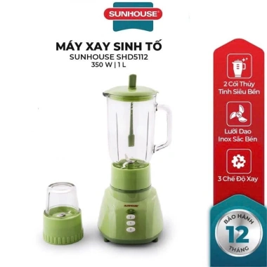 Máy Xay Sinh Tố Đa Năng SUNHOUSE SHD5.322 - Bảo hành 12 tháng, Giá chỉ 749.000đ